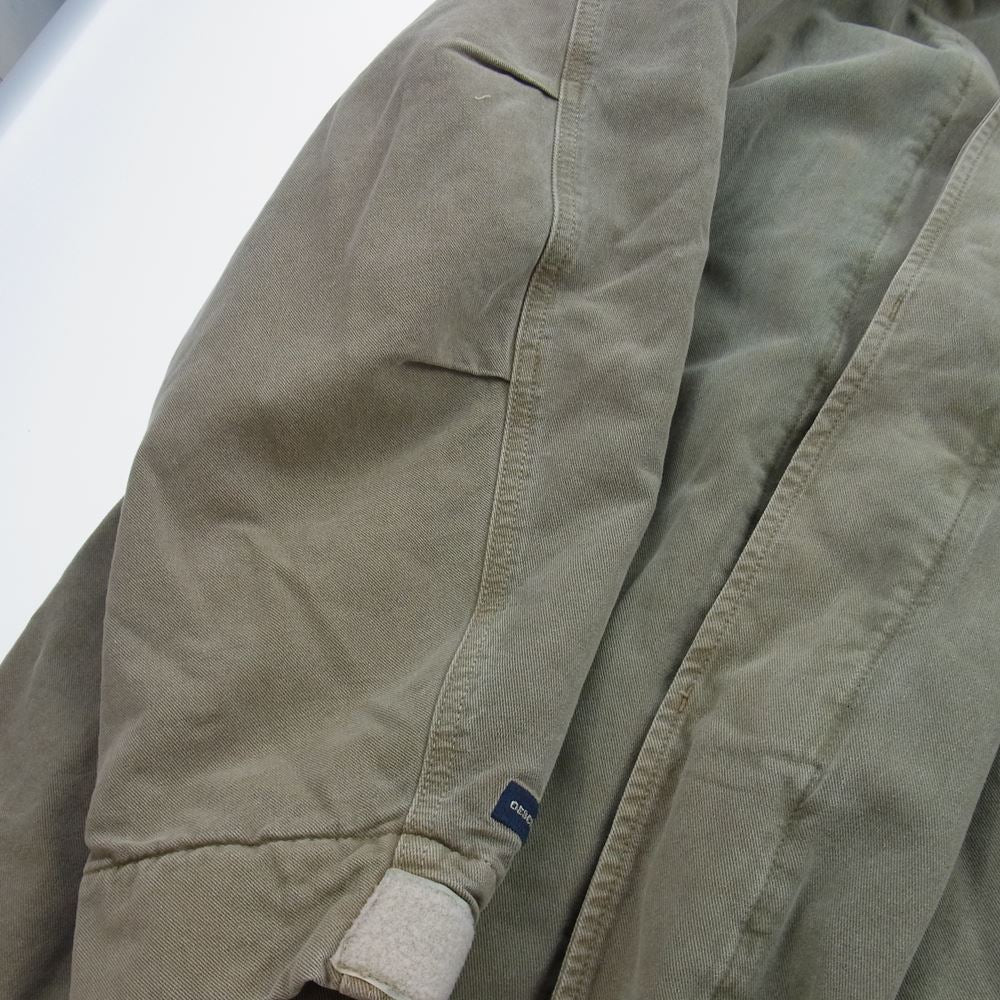 DESCENDANT ディセンダント 18AW 182WVDS-JKM03 CRICKET TWILL JACKET クリケット ツイル ジャケット 裏地キルティング ライトブラウン系 カーキ系 ２【中古】