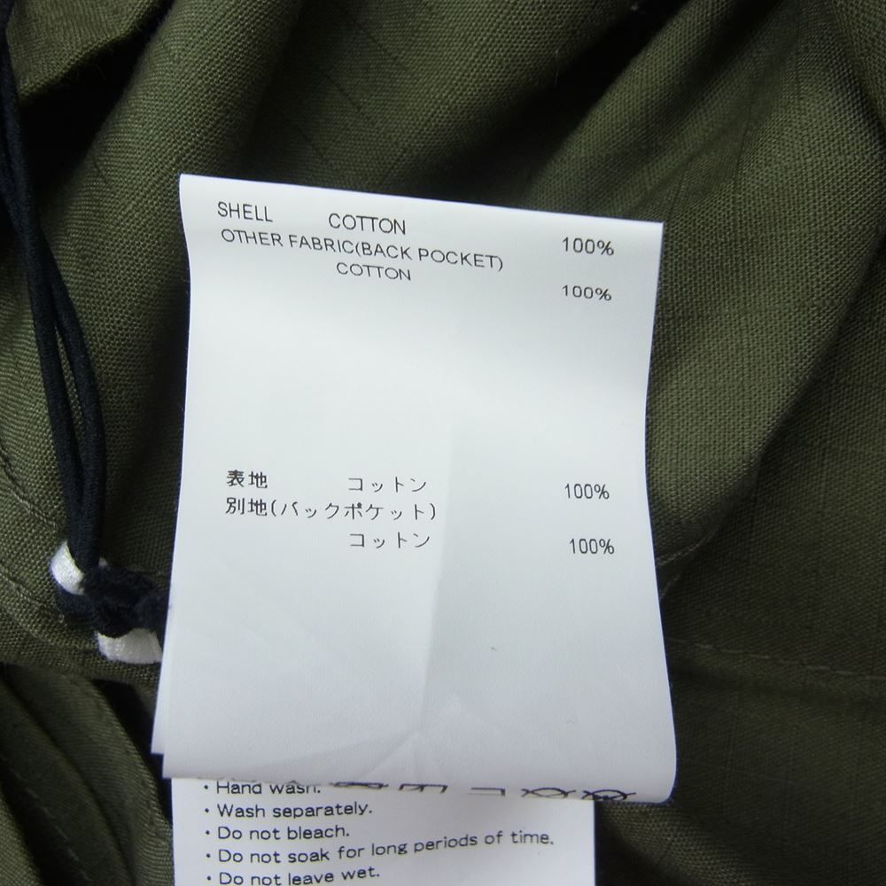 WTAPS ダブルタップス 21AW 212BRDT-SHM03 MODULAR LS COTTON RIPSTOP モジュラー コットン リップストップ 再構築 カモフラ 迷彩 切替 カーキ系 03【中古】