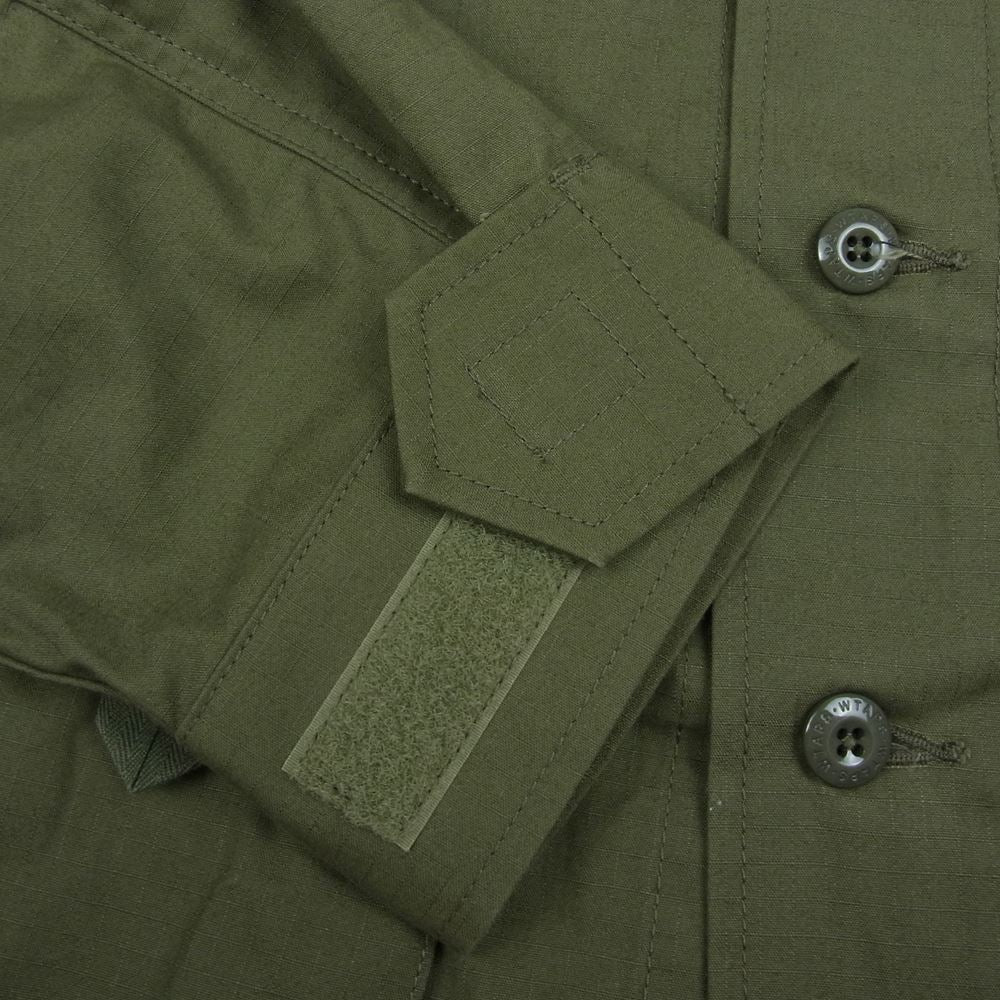 WTAPS ダブルタップス 21AW 212BRDT-SHM03 MODULAR LS COTTON RIPSTOP モジュラー コットン リップストップ 再構築 カモフラ 迷彩 切替 カーキ系 03【中古】