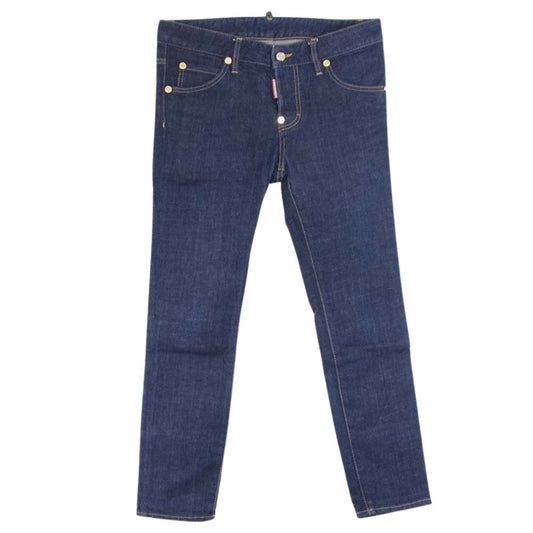 DSQUARED2 ディースクエアード S72LA0683 S30144 Cool girl jean クールガール ジーンズ リジッド デニム パンツ インディゴブルー系 40【中古】