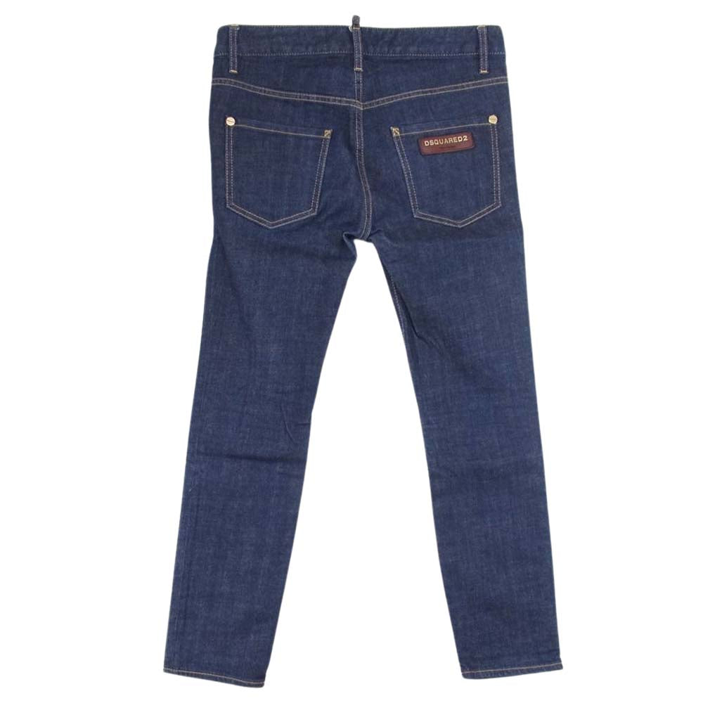 DSQUARED2 ディースクエアード S72LA0683 S30144 Cool girl jean クールガール ジーンズ リジッド デニム パンツ インディゴブルー系 40【中古】
