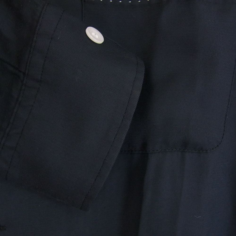 RUDE GALLERY ルードギャラリー Black Rebel ブラック レーベル レーヨン 長袖 オープンカラーシャツ ブラック系 M【中古】