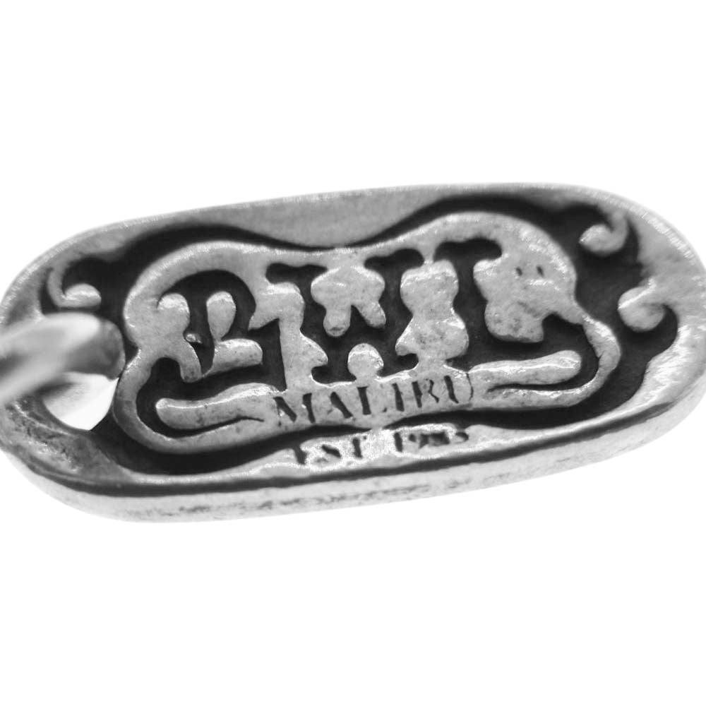 BILL WALL LEATHER ビルウォールレザー ロゴチャーム シルバー系【中古