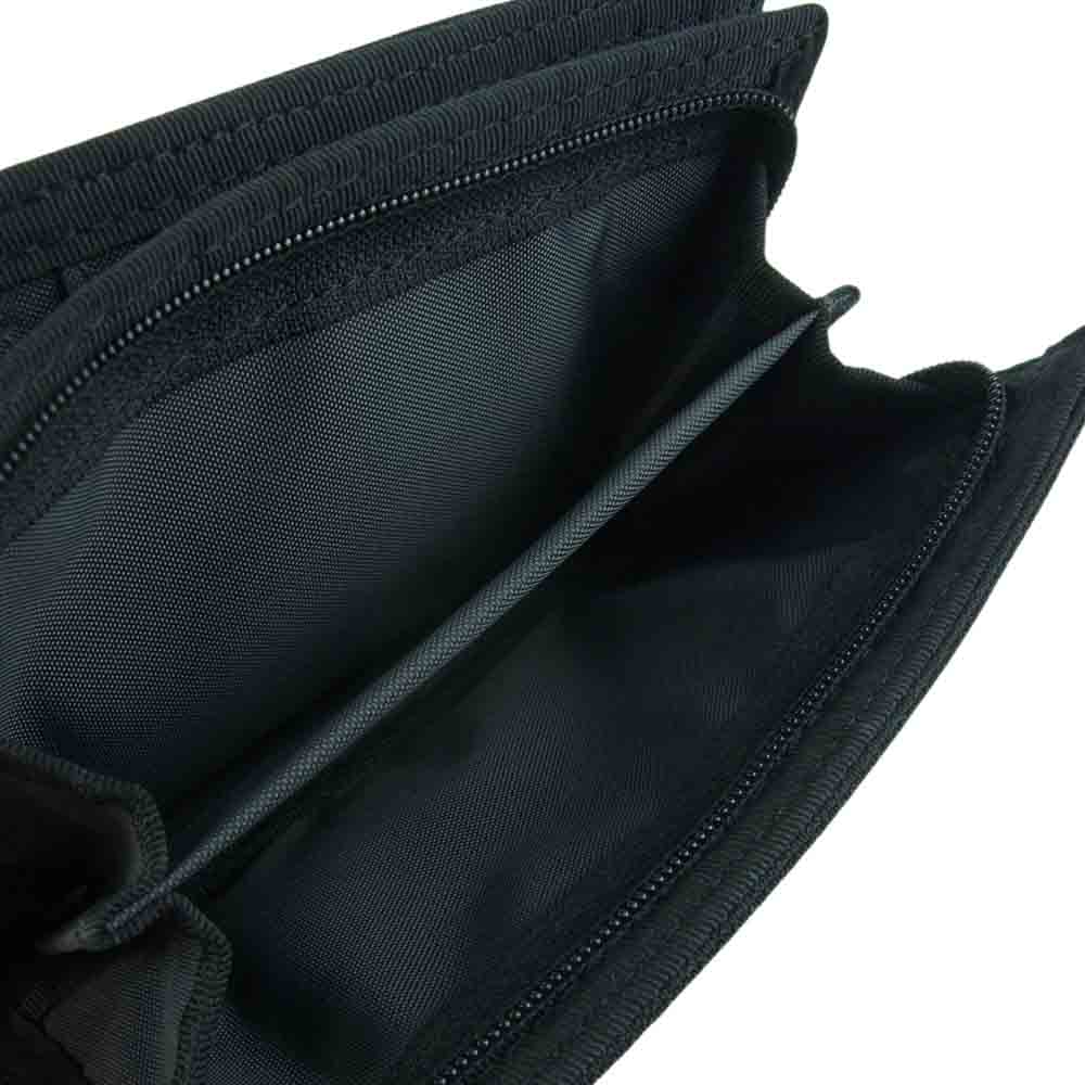 PORTER ポーター 653-09755 DILL WALLET M ディル 2つ折り ウォレット 財布 Lサイズ ブラック系【美品】【中古】