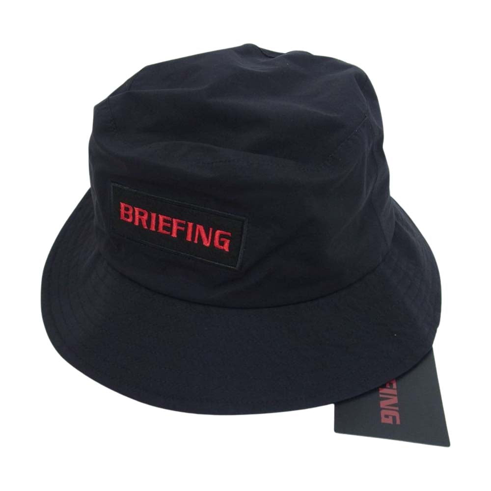 BRIEFING ブリーフィング BRG231M73 RAIN HAT レイン バケット ハット ブラック系 M【新古品】【未使用】【中古】