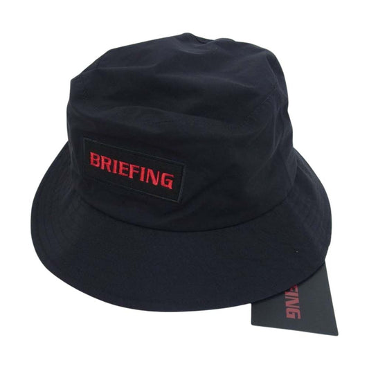 BRIEFING ブリーフィング BRG231M73 RAIN HAT レイン バケット ハット ブラック系 M【新古品】【未使用】【中古】