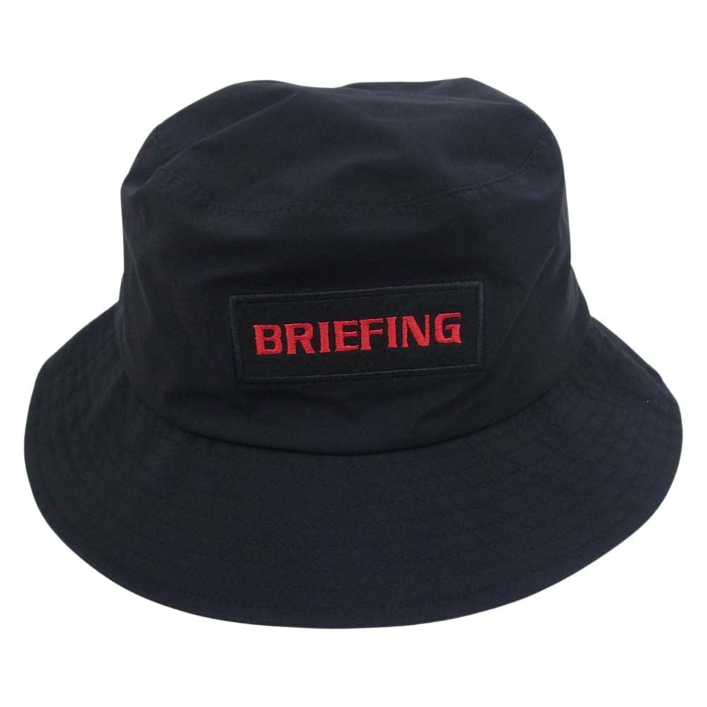 BRIEFING ブリーフィング BRG231M73 RAIN HAT レイン バケット ハット ブラック系 M【新古品】【未使用】【中古】