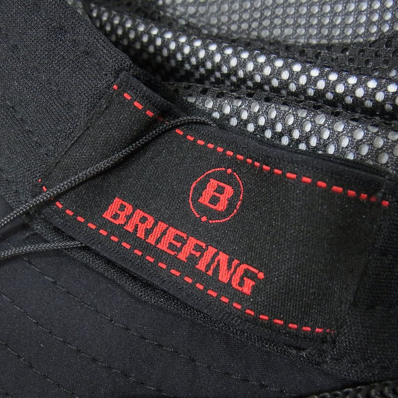 BRIEFING ブリーフィング BRG231M73 RAIN HAT レイン バケット ハット ブラック系 M【新古品】【未使用】【中古】