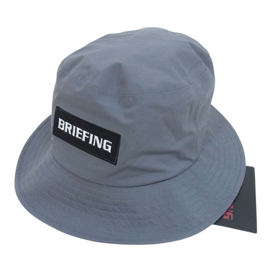 BRIEFING ブリーフィング BRG231M73 RAIN HAT レイン バケット ハット グレー系 M【新古品】【未使用】【中古】