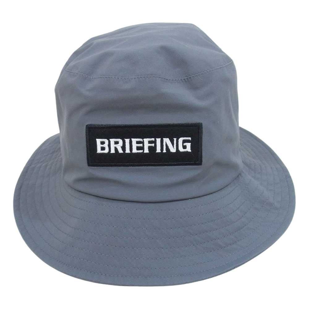 BRIEFING ブリーフィング BRG231M73 RAIN HAT レイン バケット ハット グレー系 M【新古品】【未使用】【中古】