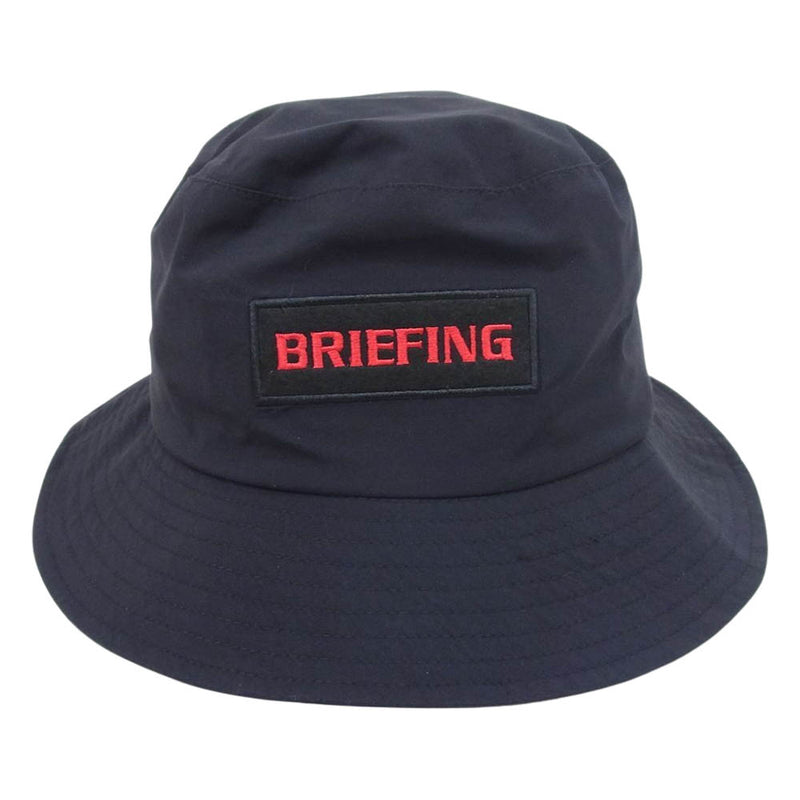 BRIEFING ブリーフィング BRG231M73 RAIN HAT レイン バケット ハット ブラック系 L【新古品】【未使用】【中古】