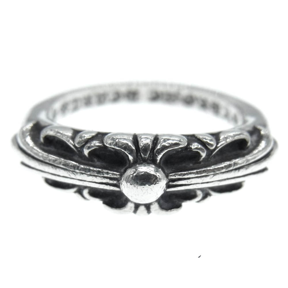 CHROME HEARTS クロムハーツ（原本有） BABY CLASSIC ベイビークラシックフローラルクロス シルバー リング  シルバー系 13号【中古】