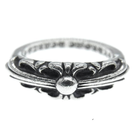 CHROME HEARTS クロムハーツ（原本有） BABY CLASSIC ベイビークラシックフローラルクロス シルバー リング  シルバー系 13号【中古】