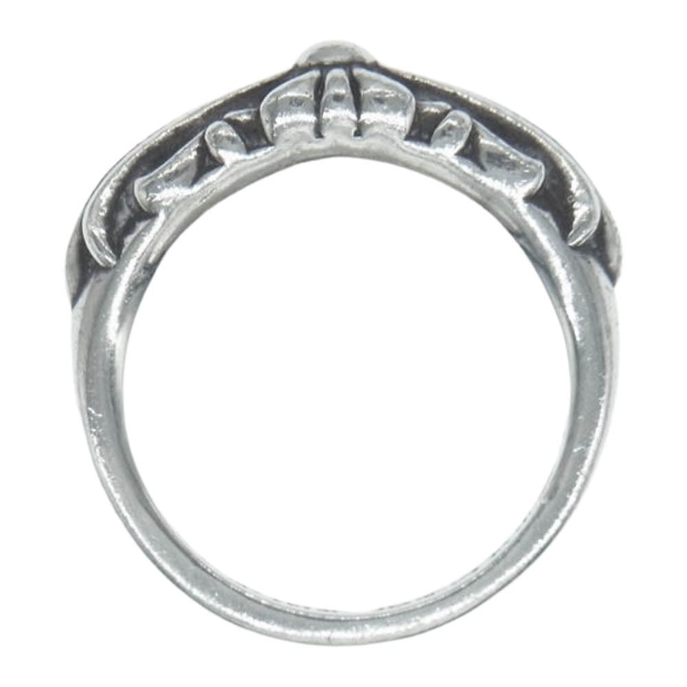 CHROME HEARTS クロムハーツ（原本有） BABY CLASSIC ベイビークラシックフローラルクロス シルバー リング  シルバー系 13号【中古】