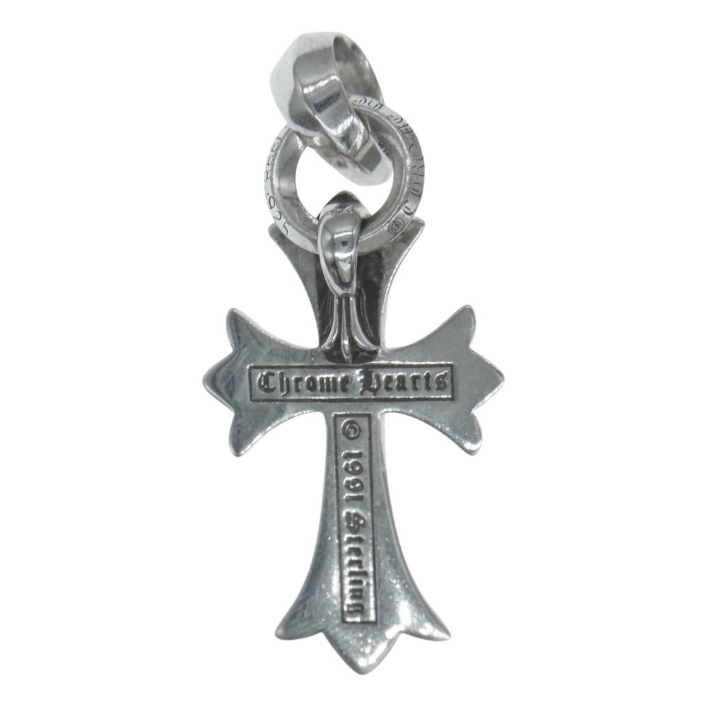CHROME HEARTS クロムハーツ（原本無） CRS SML W/BALE スモール CHクロス ベイル付き ペンダントトップ シルバー系【中古】