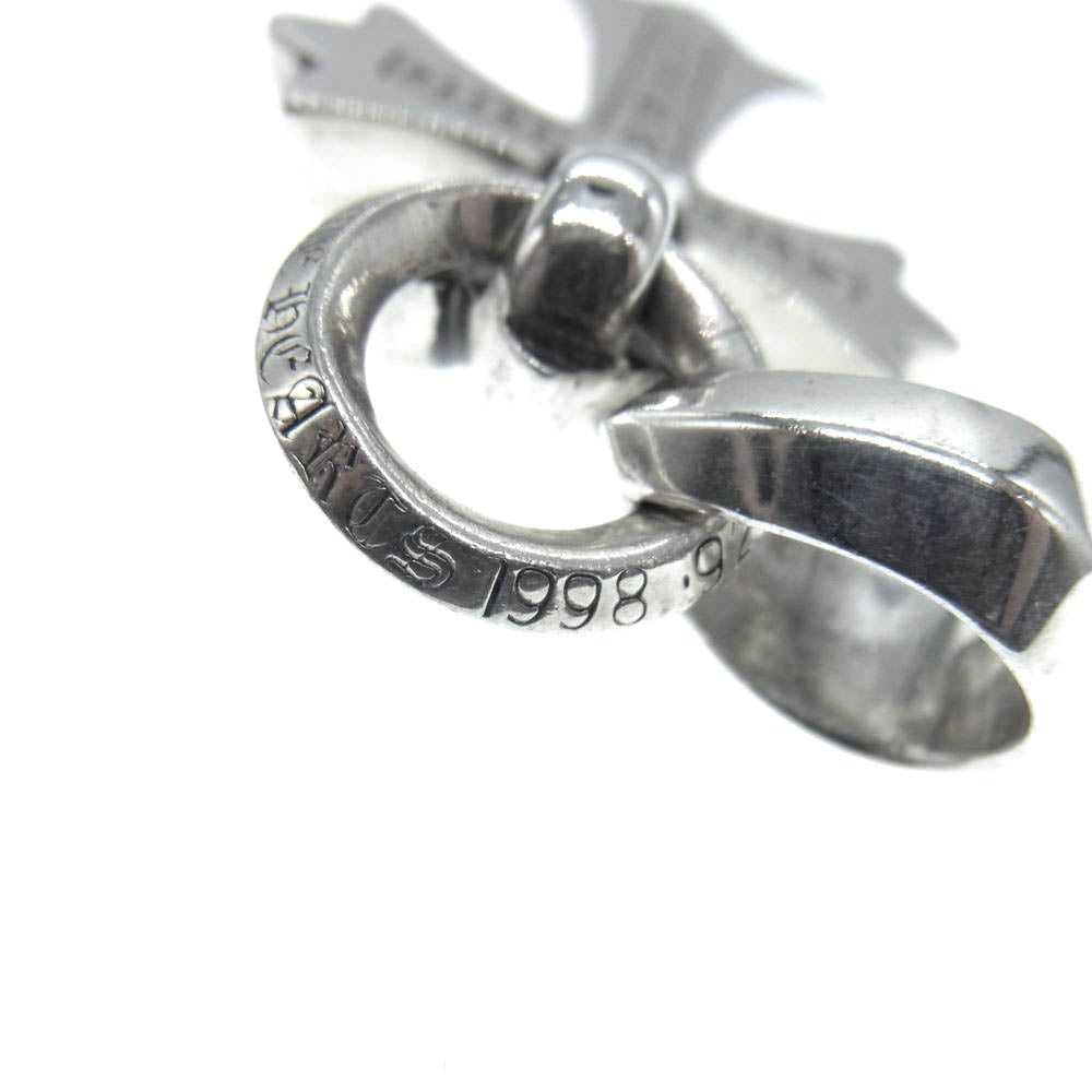 CHROME HEARTS クロムハーツ（原本無） CRS SML W/BALE スモール CHクロス ベイル付き ペンダントトップ シルバー系【中古】