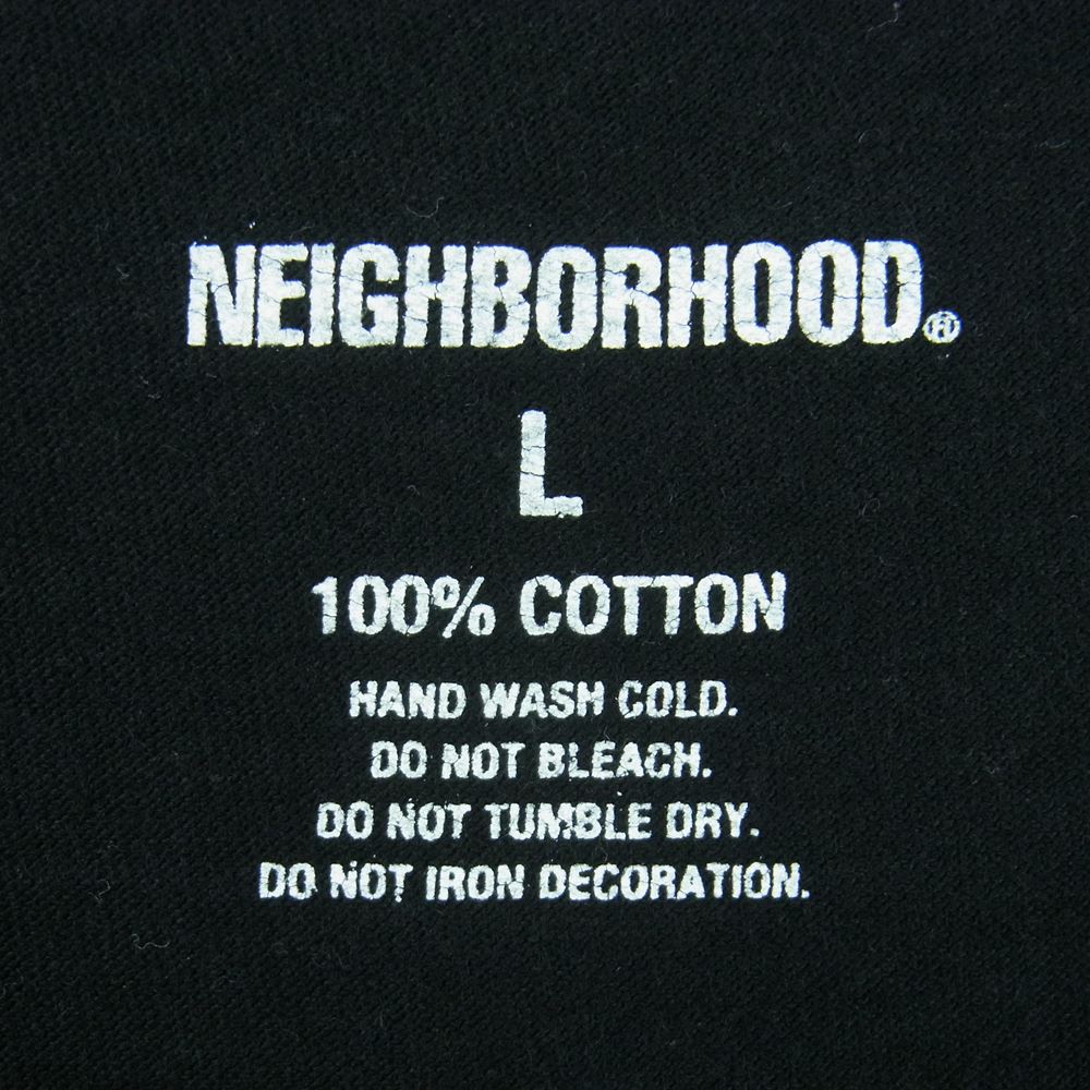 NEIGHBORHOOD ネイバーフッド 23SS NH-13 The Filth and The Fury TEE 半袖 Tシャツ コットン 日本製 ブラック系 L【中古】