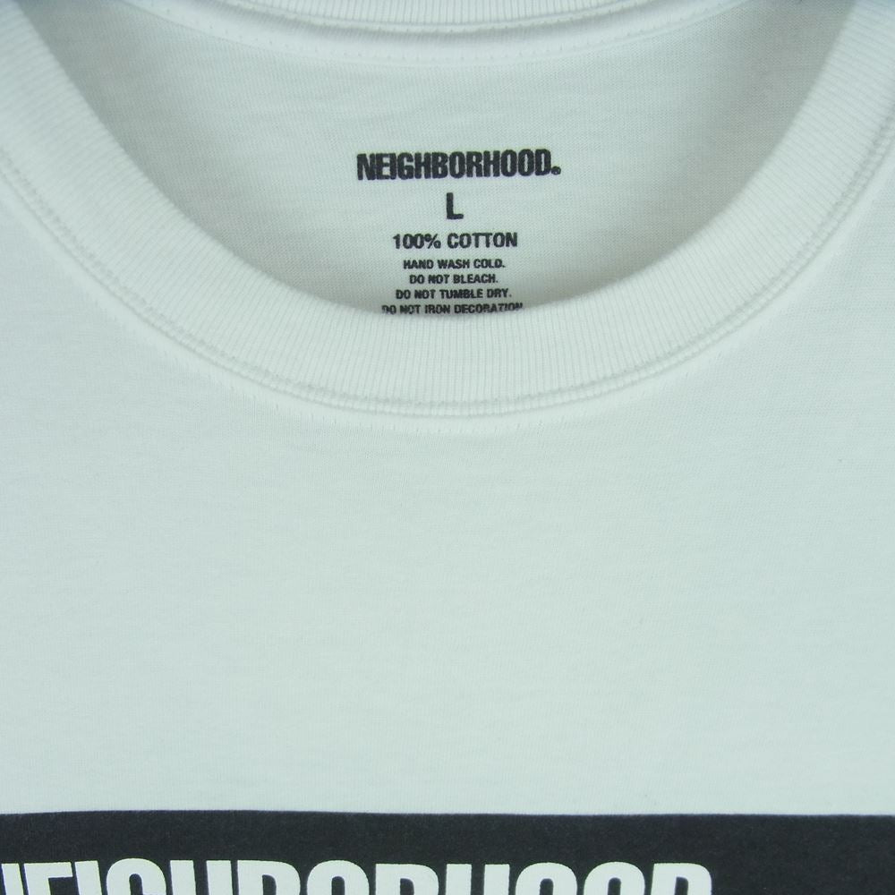 NEIGHBORHOOD ネイバーフッド 23SS SPOT TEE SS-2 LOVEFROMTOKYO スポット 半袖 Tシャツ コットン 日本製 ホワイト系 L【中古】