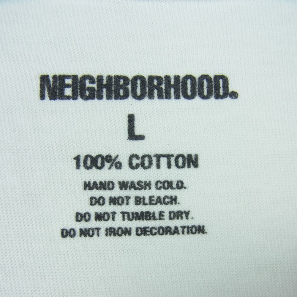 NEIGHBORHOOD ネイバーフッド 23SS SPOT TEE SS-2 LOVEFROMTOKYO スポット 半袖 Tシャツ コットン 日本製 ホワイト系 L【中古】