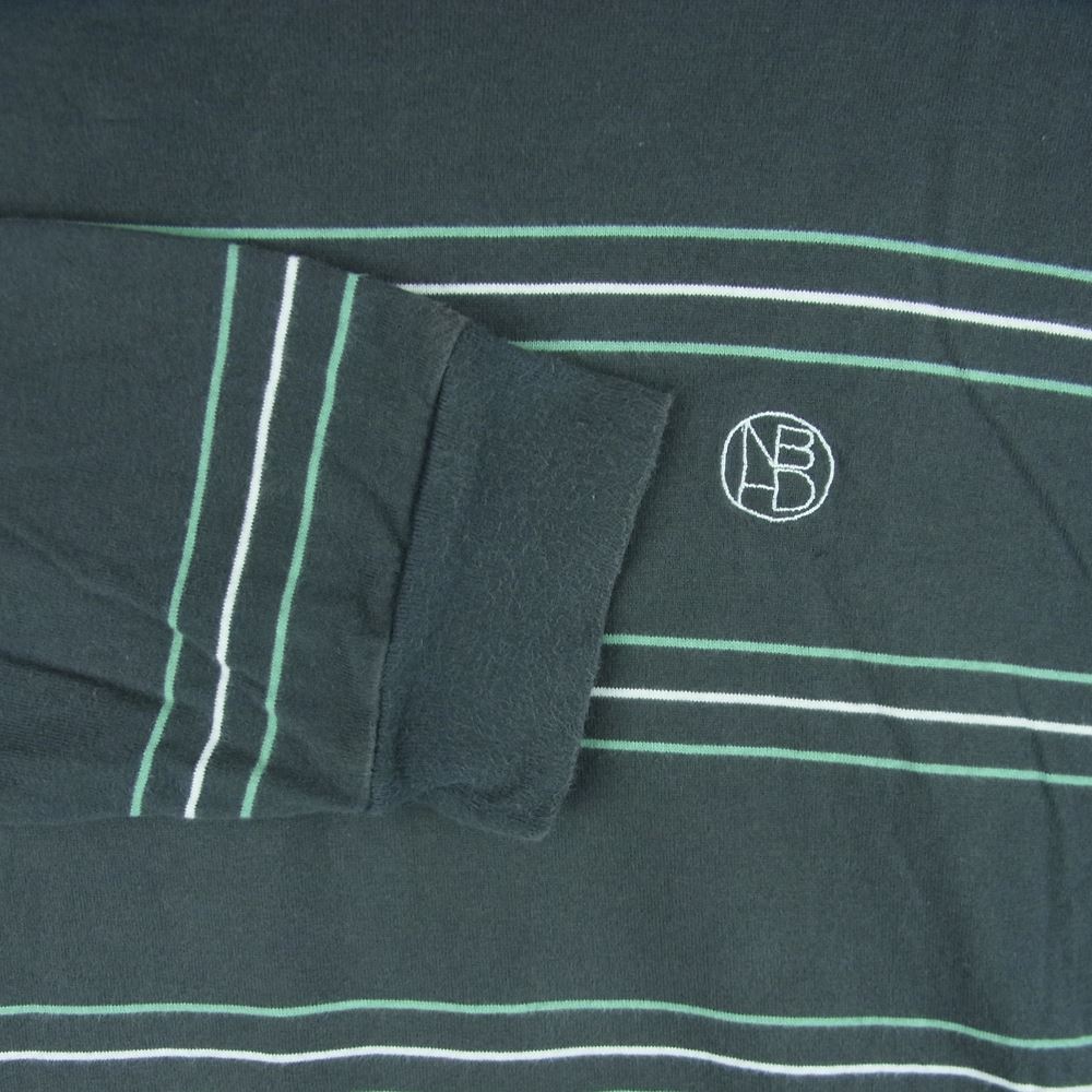 NEIGHBORHOOD ネイバーフッド 23SS 231FPNH-CSM07 BORDER CREWNECK LS ボーダー クルーネック ロング スリーブ カットソー グレー系 L【中古】