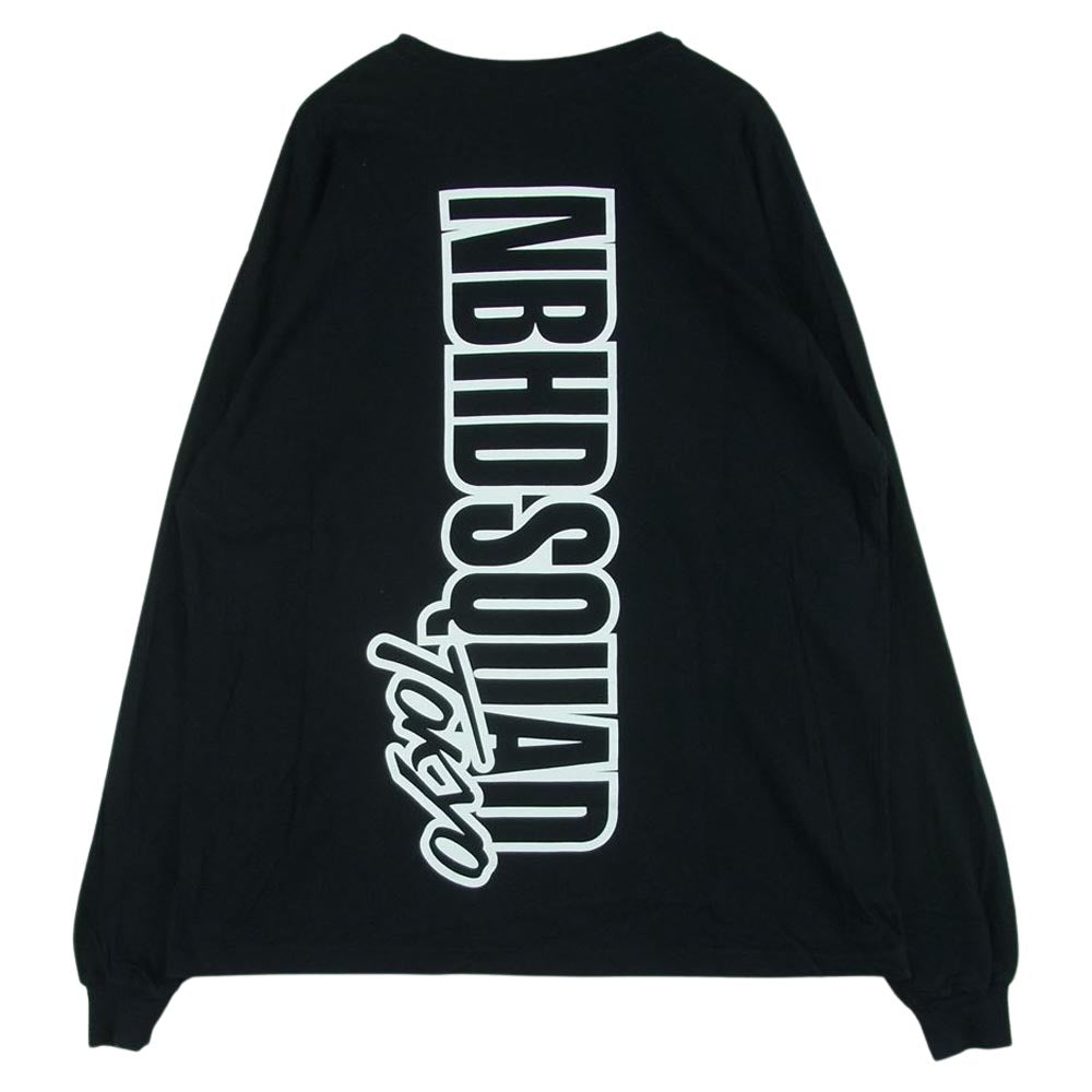 NEIGHBORHOOD ネイバーフッド 231PCNH-LT06 NH.TEE LS-6 長袖 Tシャツ コットン 日本製 ブラック系 L【中古】