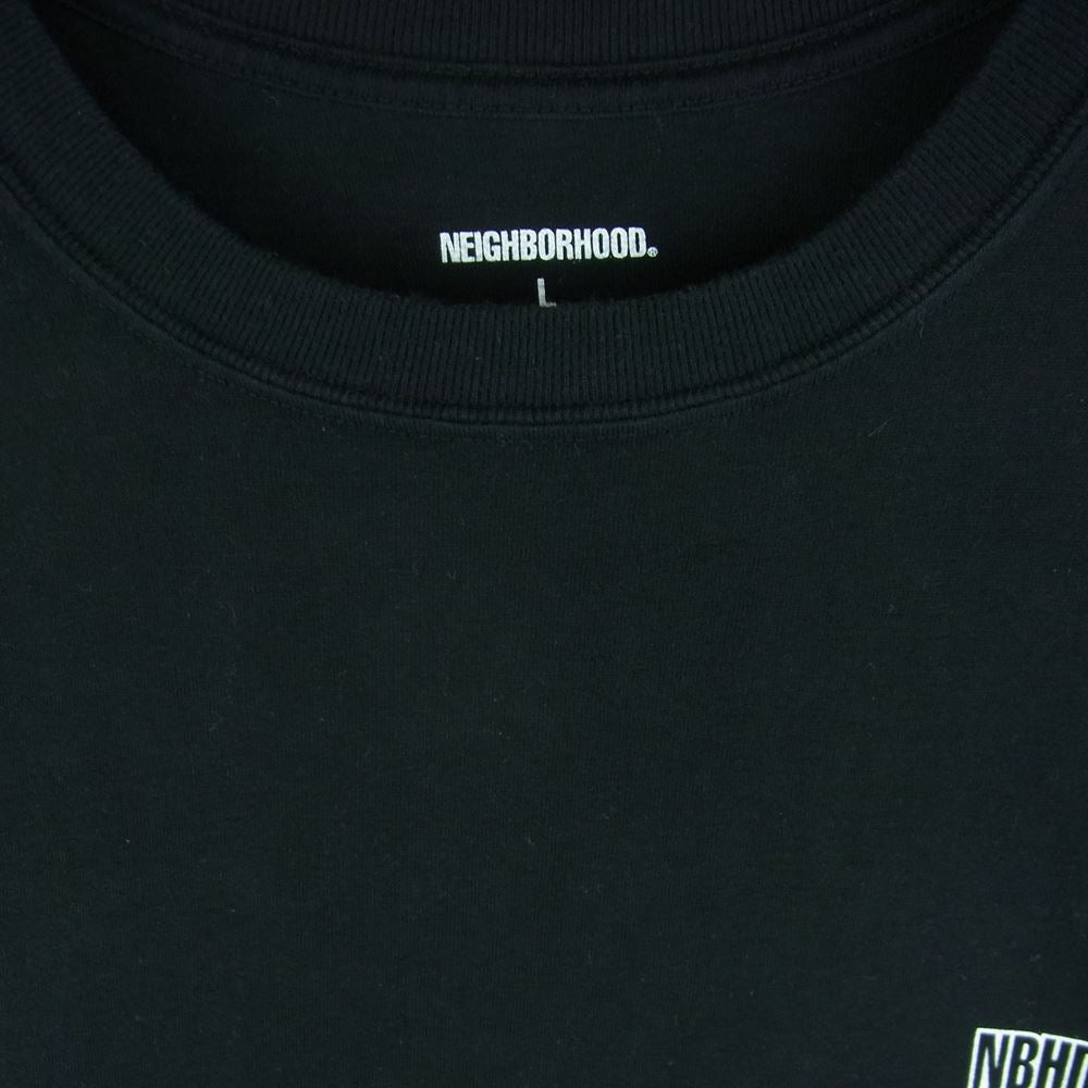 NEIGHBORHOOD ネイバーフッド 231PCNH-LT06 NH.TEE LS-6 長袖 Tシャツ コットン 日本製 ブラック系 L【中古】