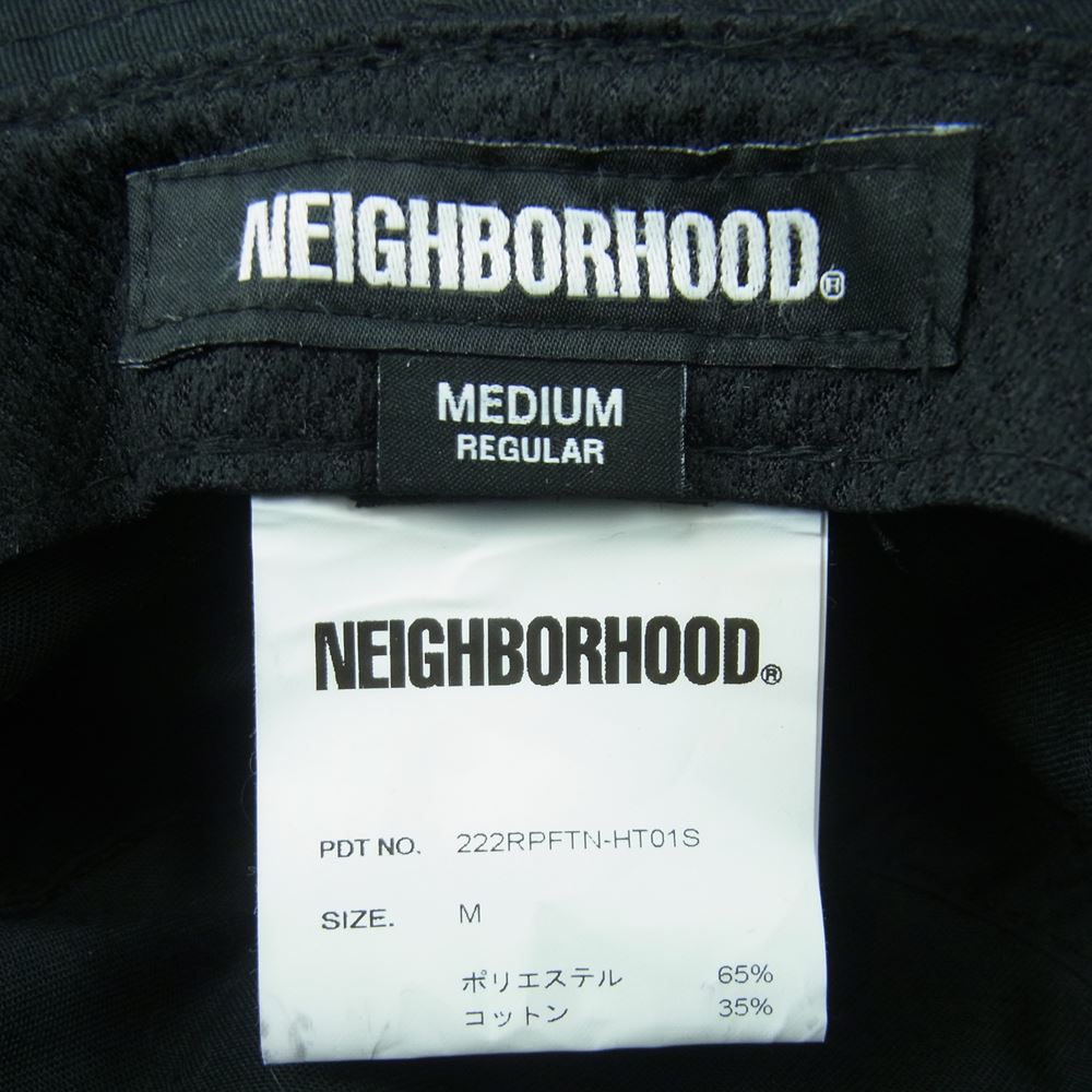 NEIGHBORHOOD ネイバーフッド 222RPFTN-HT01S FUTURA BUCKET HAT バケットハット フューチュラ 帽子 ブラック系 M【中古】
