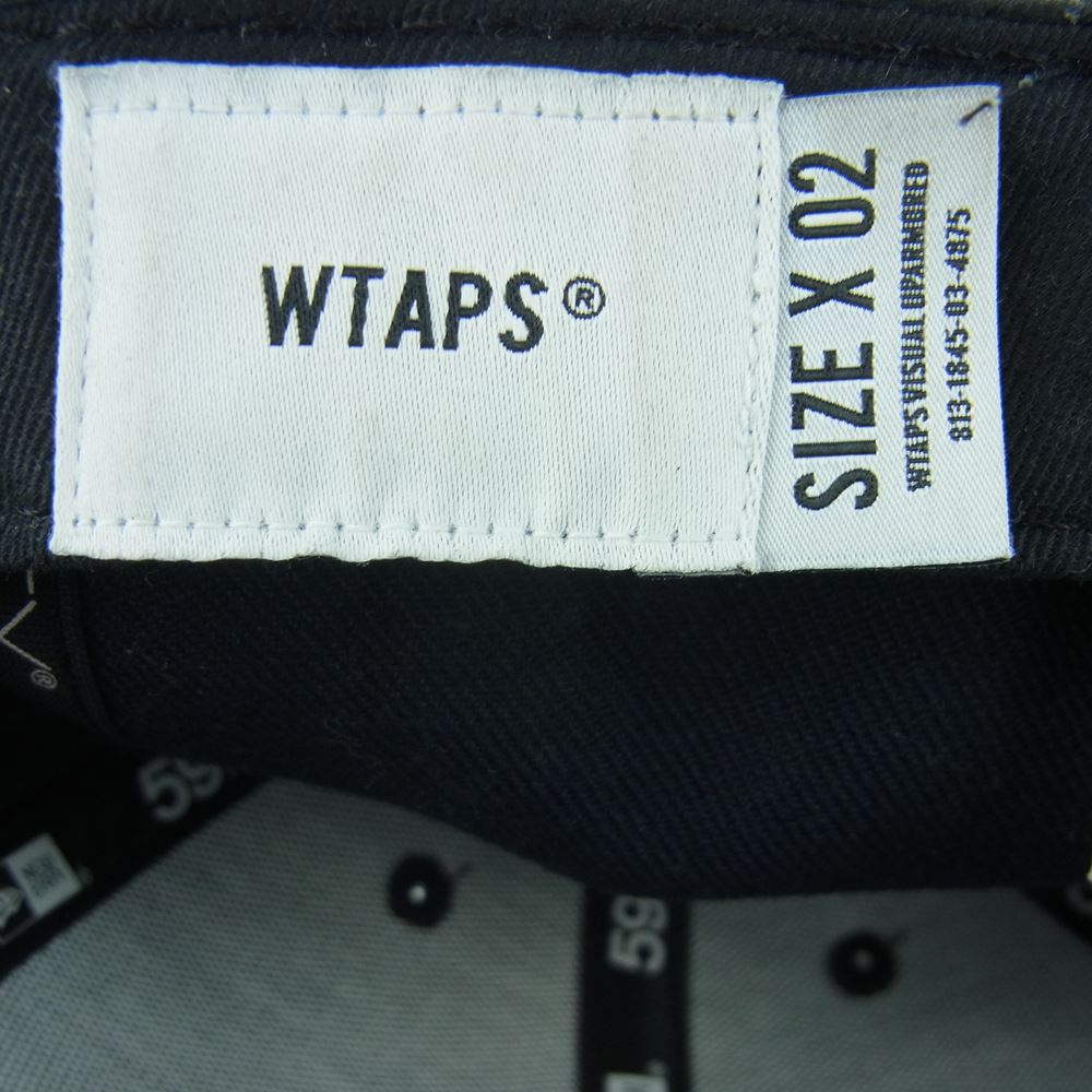 WTAPS ダブルタップス NEW ERA 59 FIFTY Low Profile ニューエラ BB CAP ベースボール キャップ 中国製 ブラック系 02【中古】