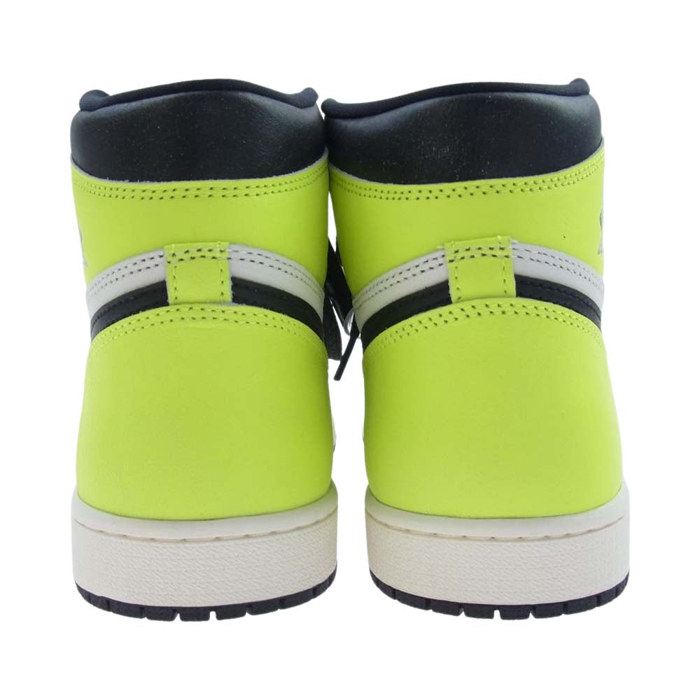 NIKE ナイキ 555088-702 Air Jordan 1 High OG Volt Visionaire エアジョーダン1 ハイ OG ボルト ヴィジョネア スニーカー イエロー系 ホワイト系 29cm【極上美品】【中古】
