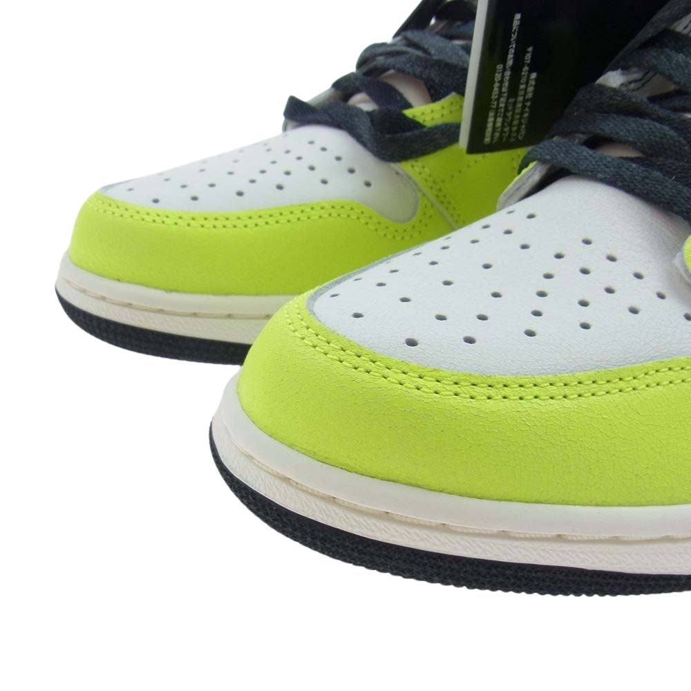 NIKE ナイキ 555088-702 Air Jordan 1 High OG Volt Visionaire エアジョーダン1 ハイ OG ボルト ヴィジョネア スニーカー イエロー系 ホワイト系 29cm【極上美品】【中古】