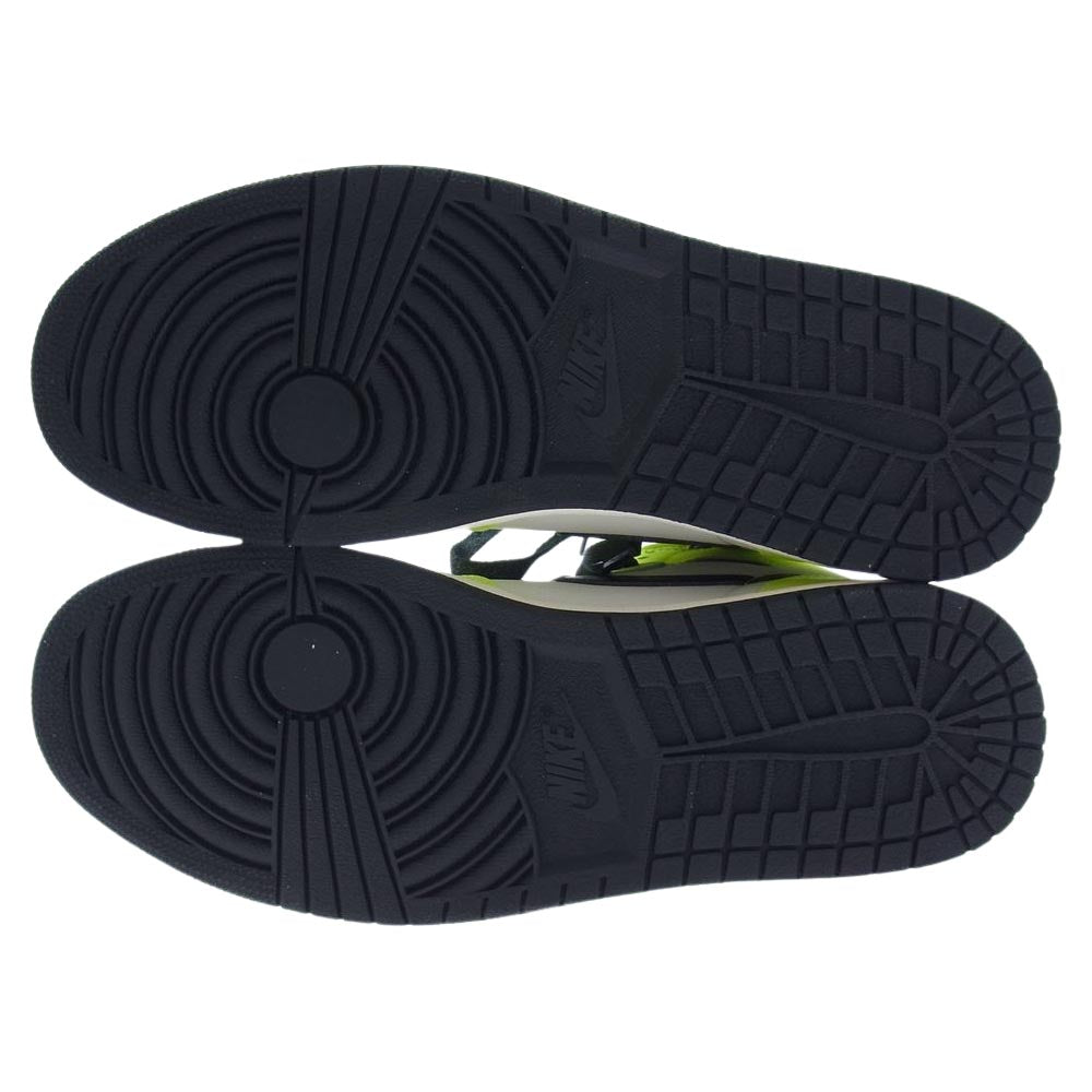 NIKE ナイキ 555088-702 Air Jordan 1 High OG Volt Visionaire エアジョーダン1 ハイ OG ボルト ヴィジョネア スニーカー イエロー系 ホワイト系 29cm【極上美品】【中古】