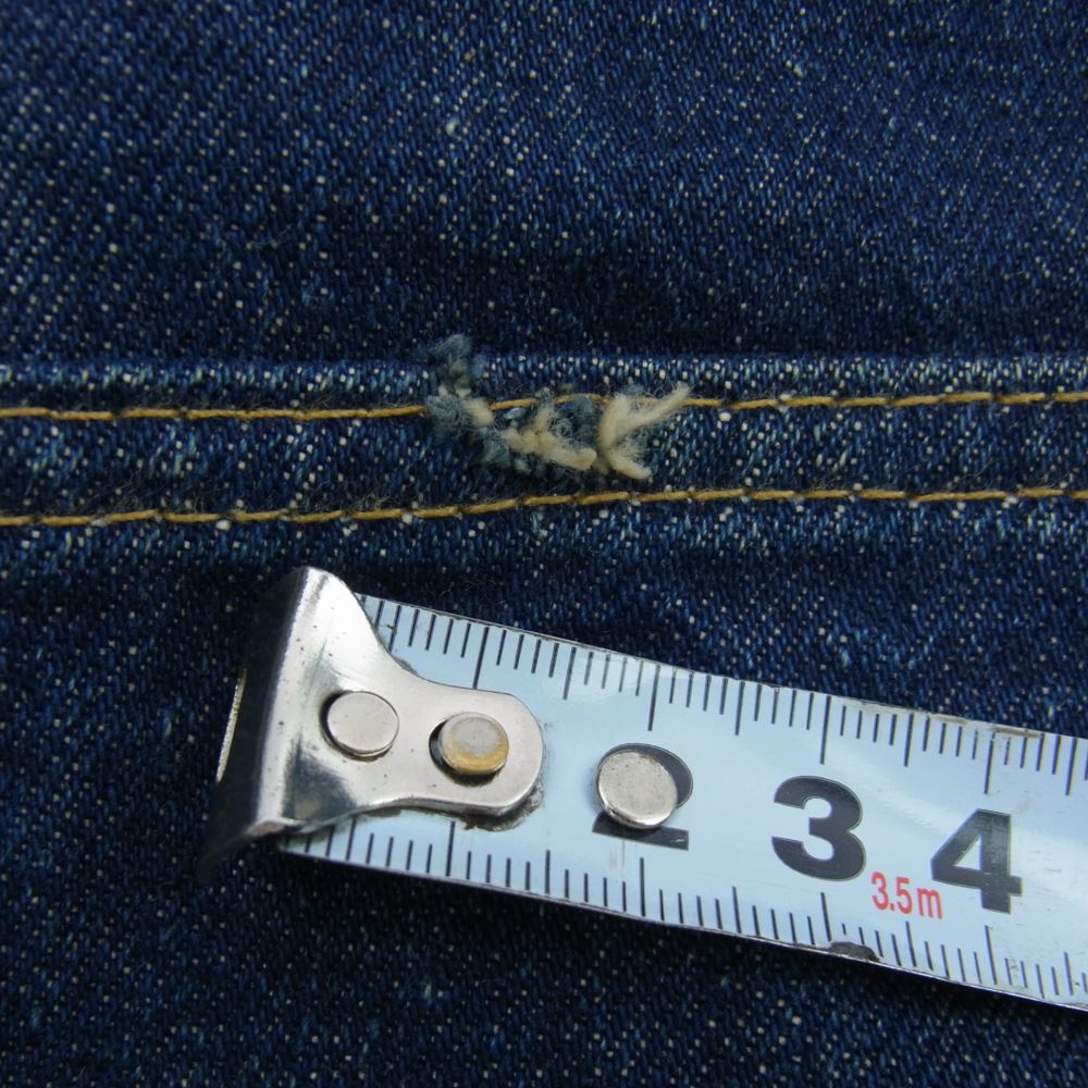 Levi's リーバイス ヴィンテージ 501 66前期 ビックE トップボタン裏6 赤耳 デニム パンツ インディゴブルー系【中古】