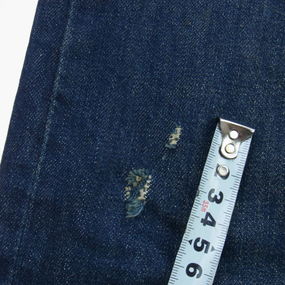 Levi's リーバイス ヴィンテージ 501 66前期 ビックE トップボタン裏6 赤耳 デニム パンツ インディゴブルー系【中古】