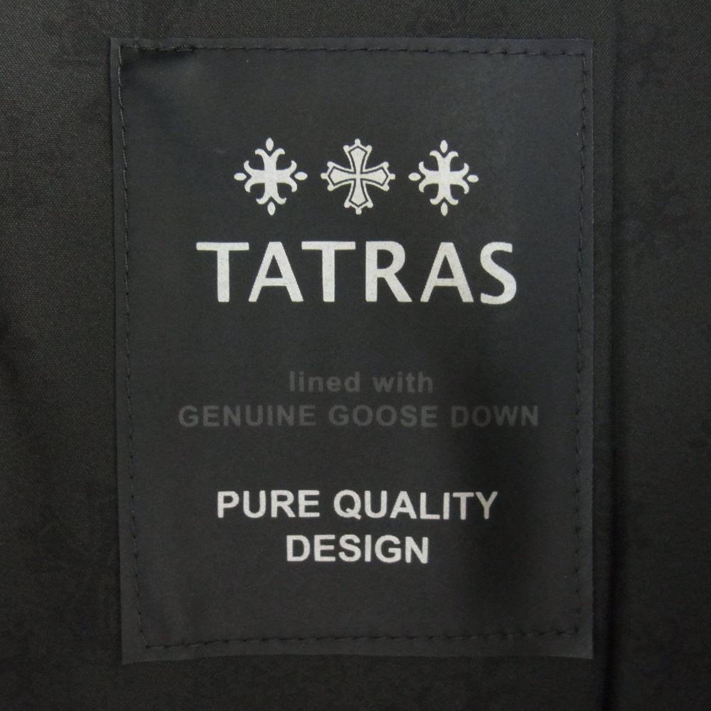 TATRAS タトラス MTA16A4289 Rライン DONATELLO ドナテロ ドナテッロ シルク混 ウール ダウンジャケット ダークグレー系 02【中古】