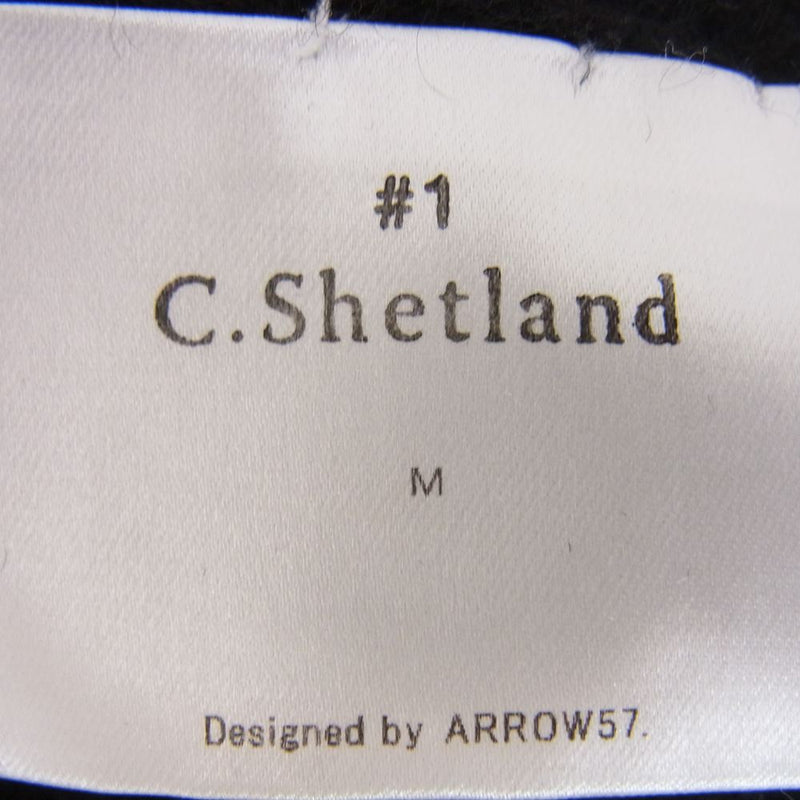田中さんのニット #1 C.Shetland カシミヤ100％ ニット セーター ブラック系 M【中古】