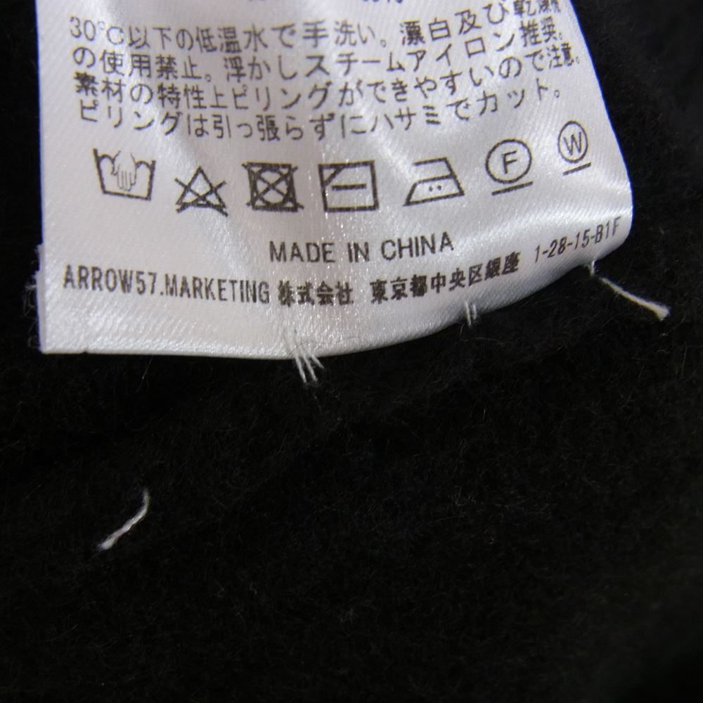 田中さんのセーター c.shetland ブラック S 田中さんのセーター(タナカサンノセーター) #1 C．Shetlandカシミヤ