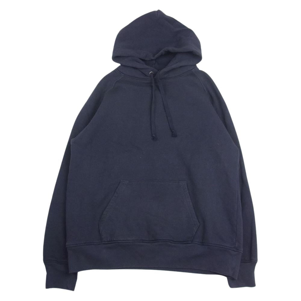 COMOLI コモリ 21AW U03-05002 コットン吊裏毛パーカー ネイビー系 2【中古】