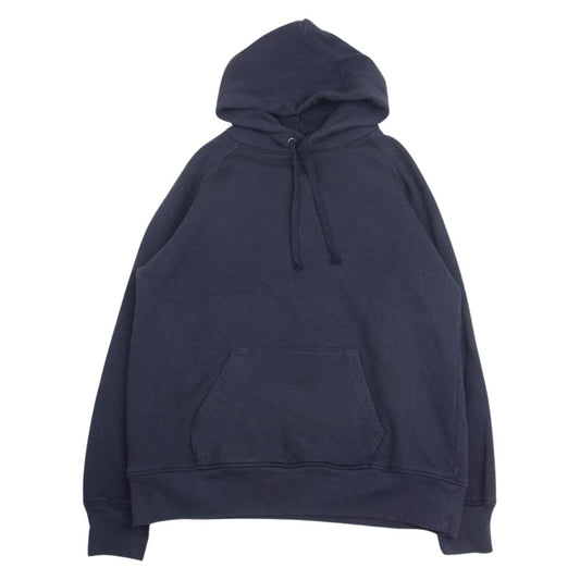 COMOLI コモリ 21AW U03-05002 コットン吊裏毛パーカー ネイビー系 2【中古】