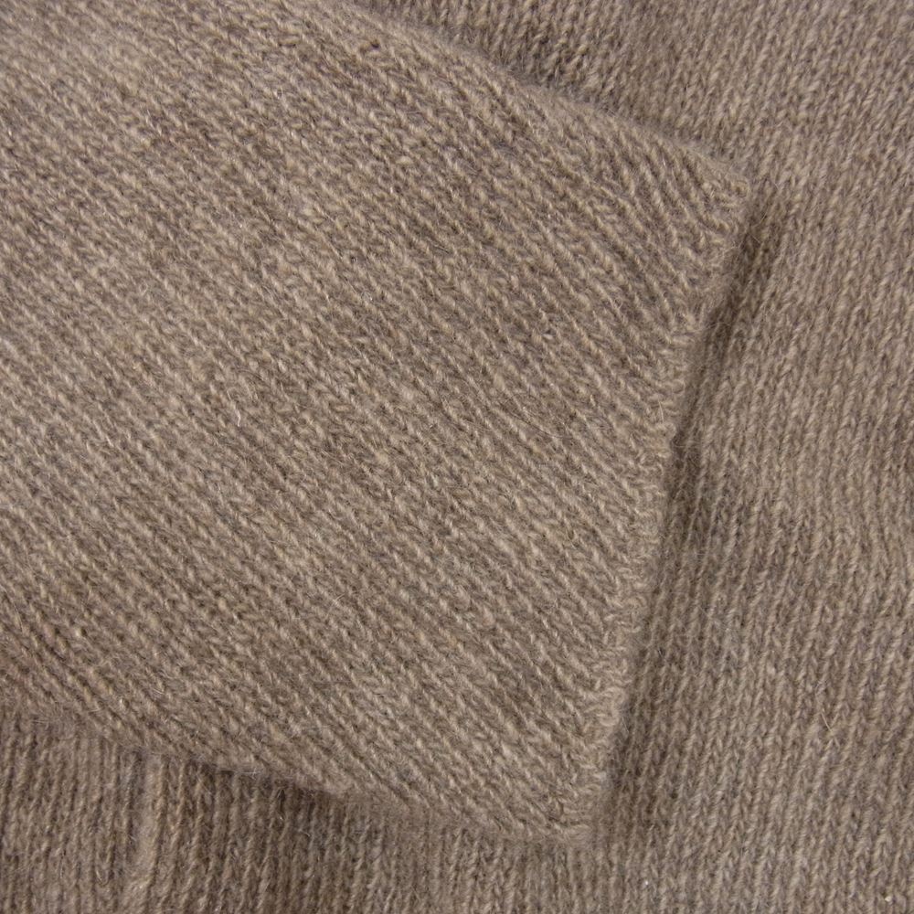 COMOLI コモリ 20AW S03-06009 CASHMERE KNIT JACKET カシミヤ ニット ジャケット カーディガン ライトブラウン系 3【中古】