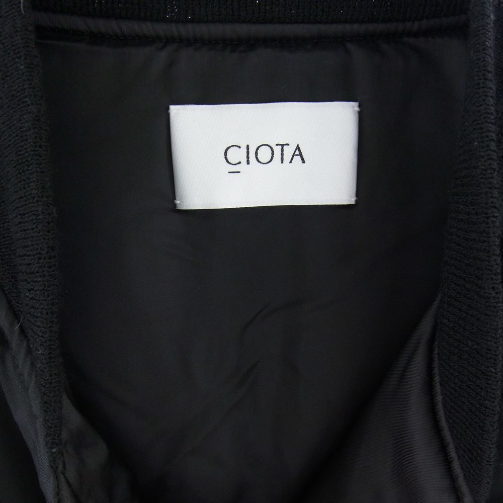 シオタ BZLM-102M MA-1 スビンコットン ナイロンツイル フライトジャケット ブラック系 5【中古】