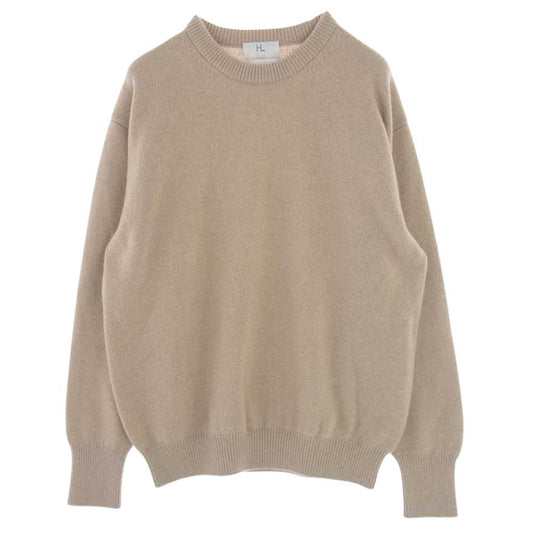 ヘリル 20-080-HL-8000-3 GOLDENCASH PULLOVER ピュアカシミヤ100％ ゴールデンキャッシュ カシミヤ ニット セーター ベージュ系 １【中古】