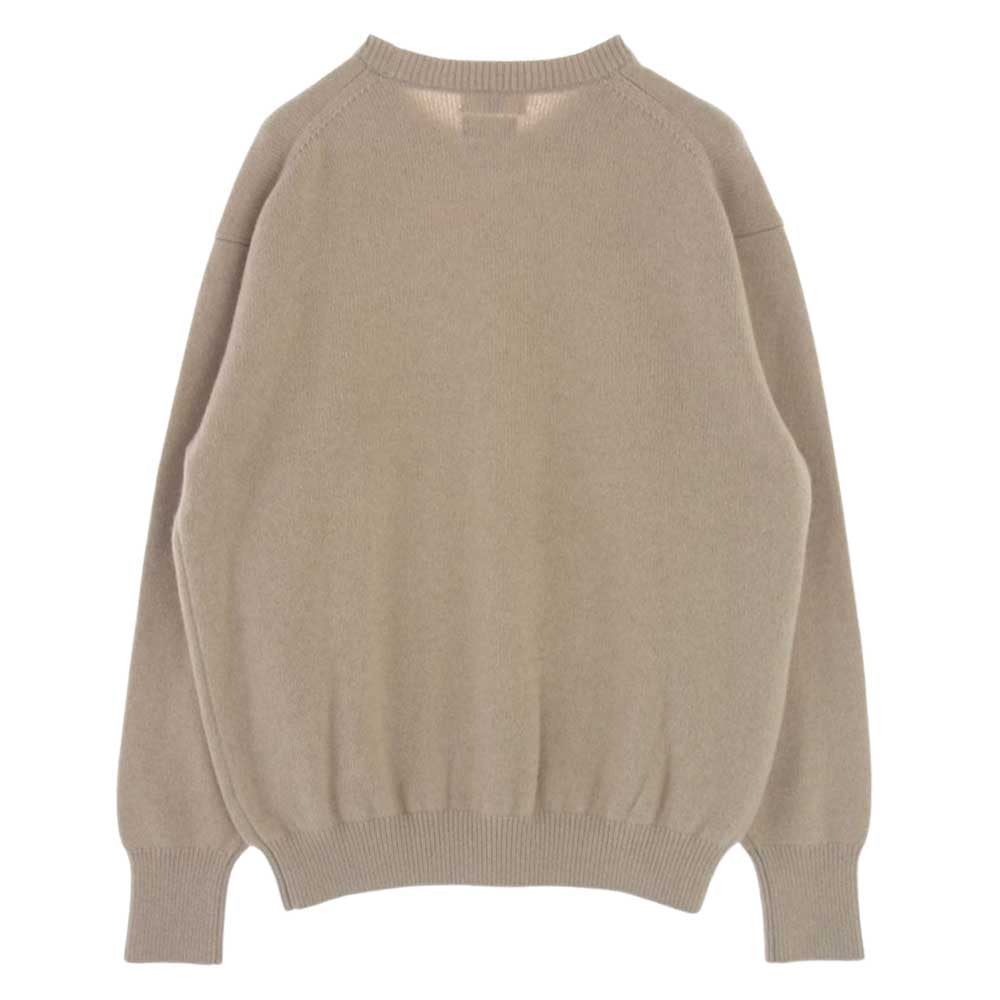 ヘリル 20-080-HL-8000-3 GOLDENCASH PULLOVER ピュアカシミヤ100％ ゴールデンキャッシュ カシミヤ ニット セーター ベージュ系 １【中古】