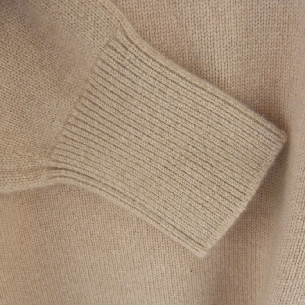 ヘリル 20-080-HL-8000-3 GOLDENCASH PULLOVER ピュアカシミヤ100％ ゴールデンキャッシュ カシミヤ ニット セーター ベージュ系 １【中古】