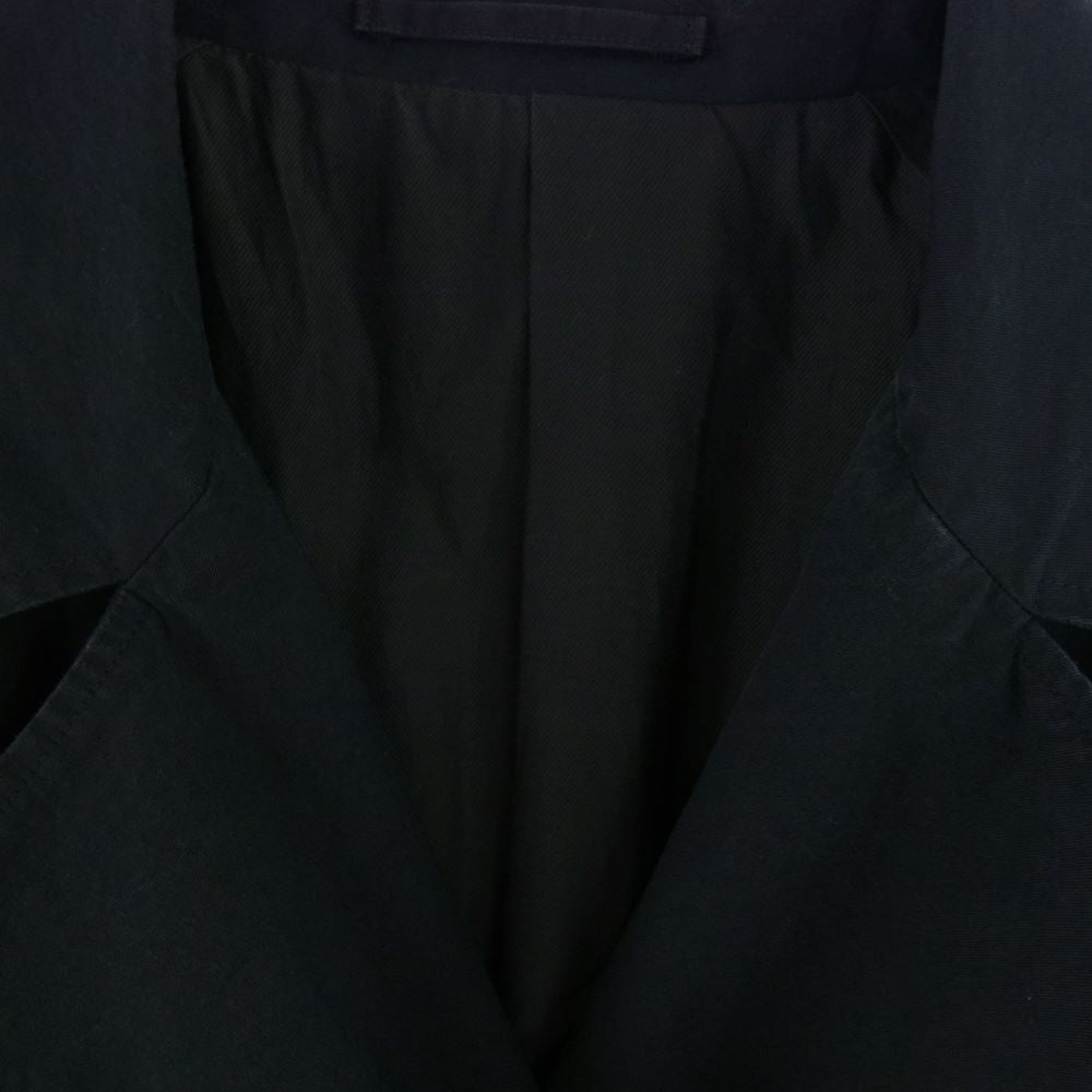 COMOLI コモリ 22SS V01-04008 WASHED TIELOCKEN COAT ウォッシュドタイロッケンコート ブラック系 2【中古】