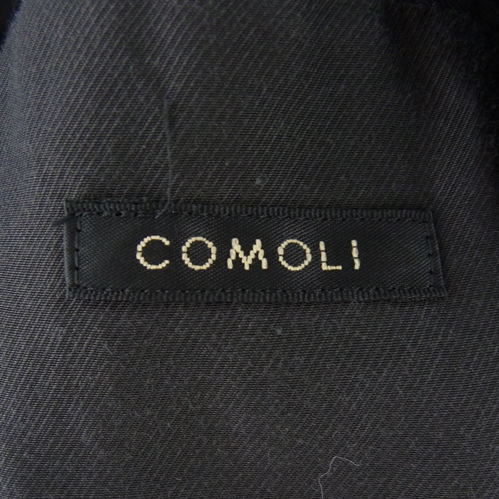 COMOLI コモリ 22SS V01-04008 WASHED TIELOCKEN COAT ウォッシュドタイロッケンコート ブラック系 2【中古】