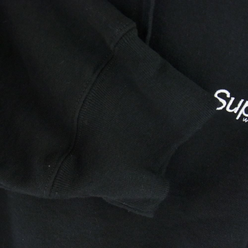 Supreme シュプリーム 23SS Worldwide Hooded Sweatshirt ワールドワイド フーデッド スウェット パーカー ブラック系 XL【極上美品】【中古】