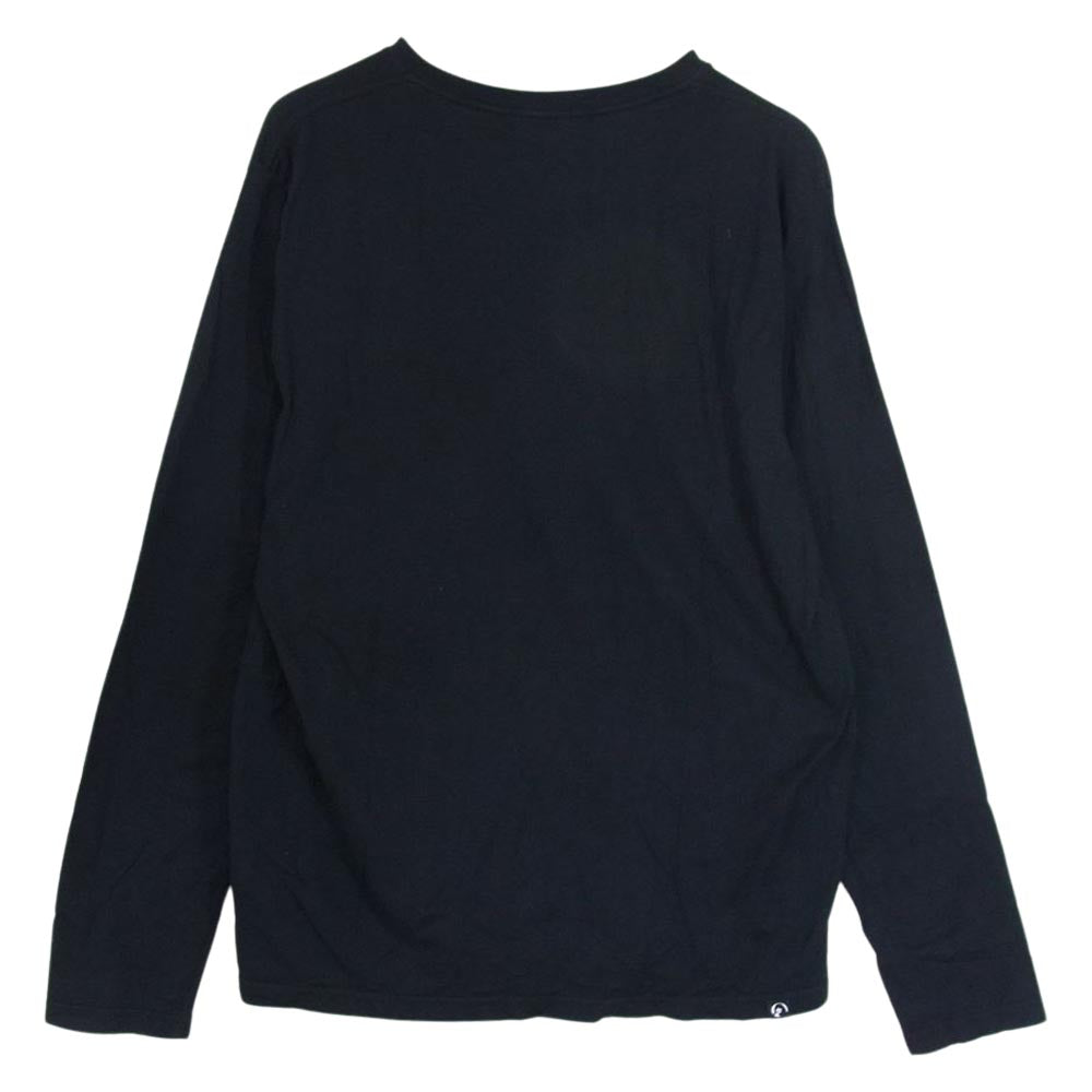 HYSTERIC GLAMOUR ヒステリックグラマー 4CL-5413 ENDLESS PARTY エンドレスパーティ ガールプリント 長袖  Vネック Tシャツ ブラック系 L【中古】