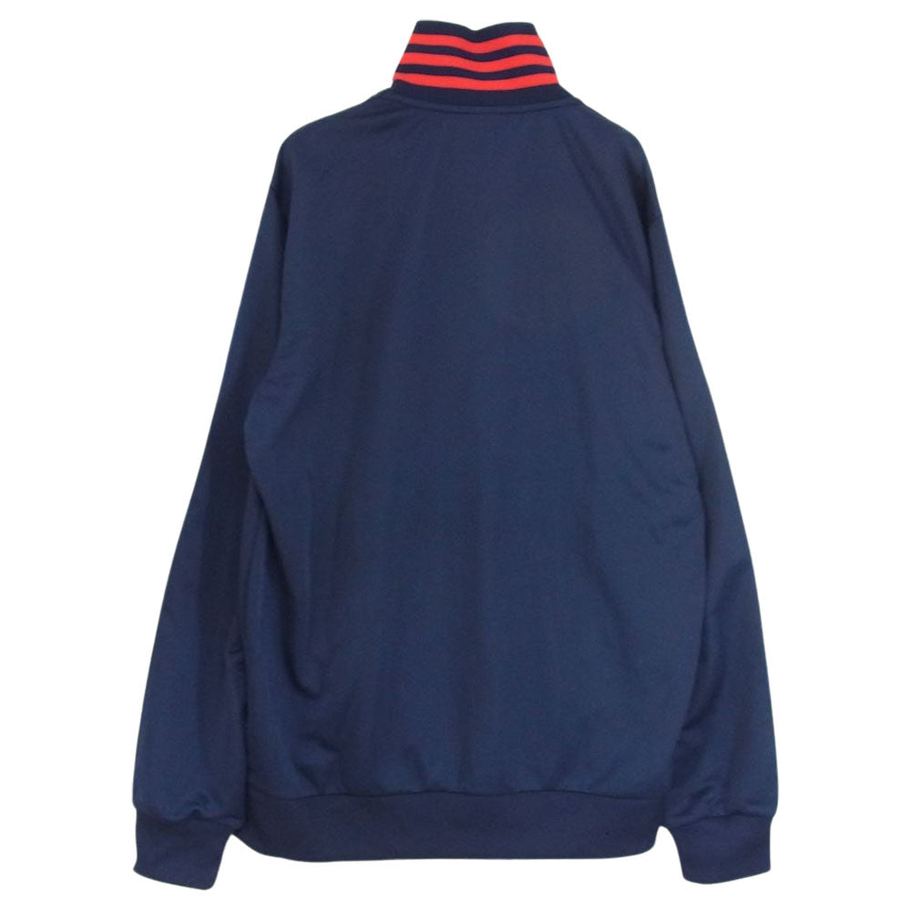 adidas アディダス S06042 NEO ハイネック トラックトップ ジャージー ジャケット ネイビー系 O【中古】