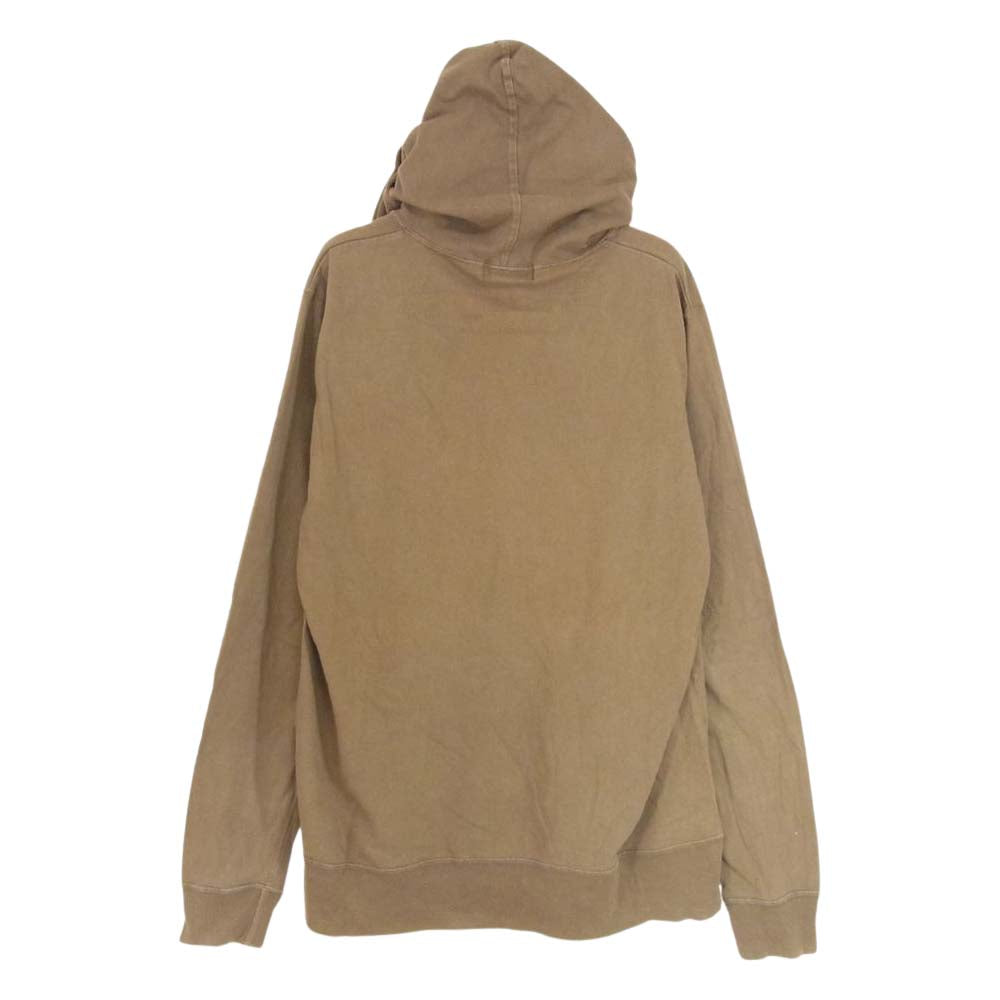 HYSTERIC GLAMOUR ヒステリックグラマー 0243CF01 SUNDAY MORNING FEVER pt PK プリント プルオーバー パーカー ブラウン系 L【中古】