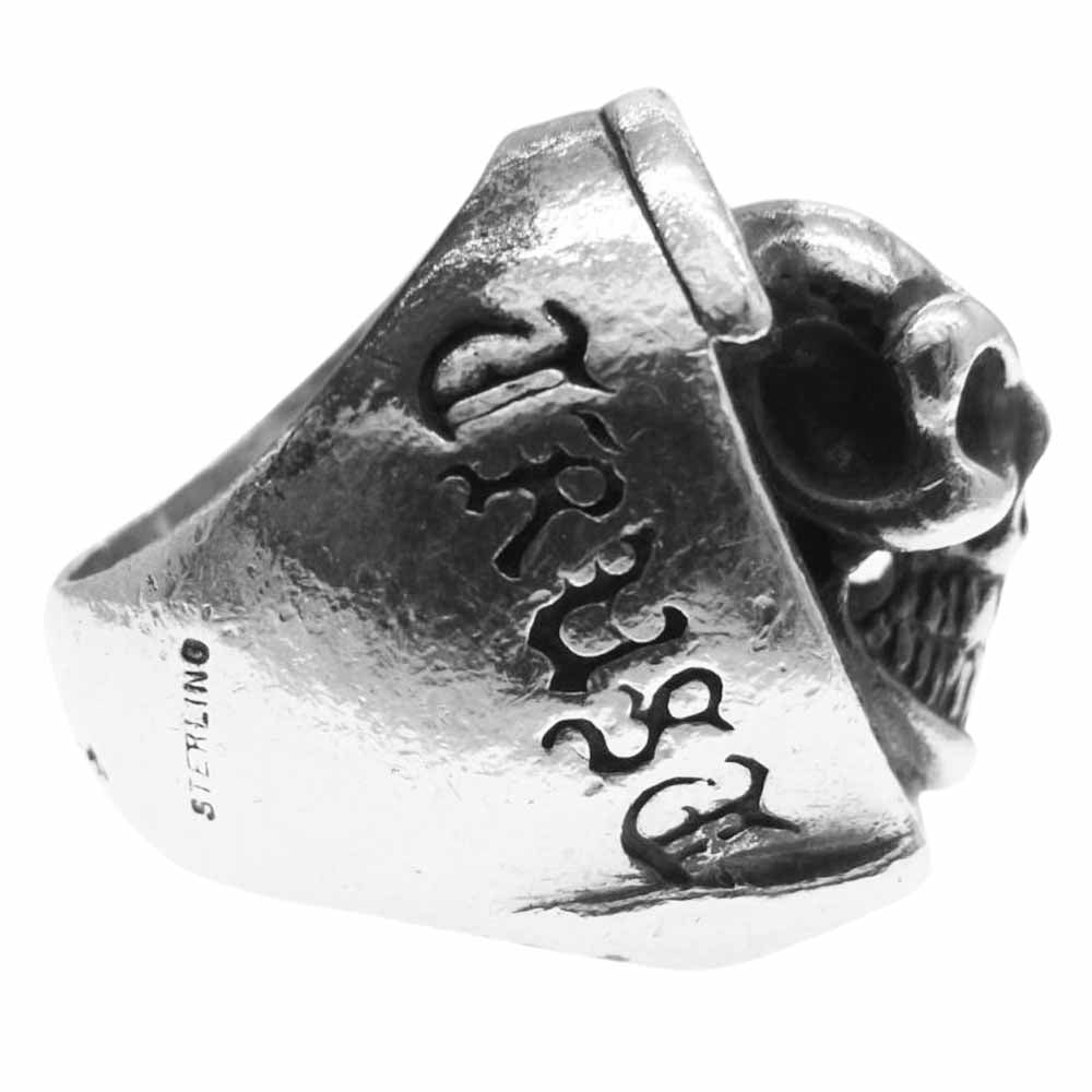 BILL WALL LEATHER ビルウォールレザー × CRIMIE クライミー BW Skull Horseshoe Ring スカル ホースシュー リング シルバー系 12号【中古】
